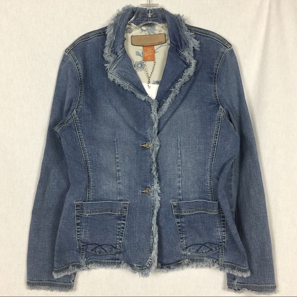 SOLD—DENIM JACKET—CHRISTOPHER BLUE  Size Medium. - Picture 2 of 8